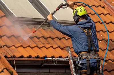 Démoussage et hydrofuge de toiture à Charly